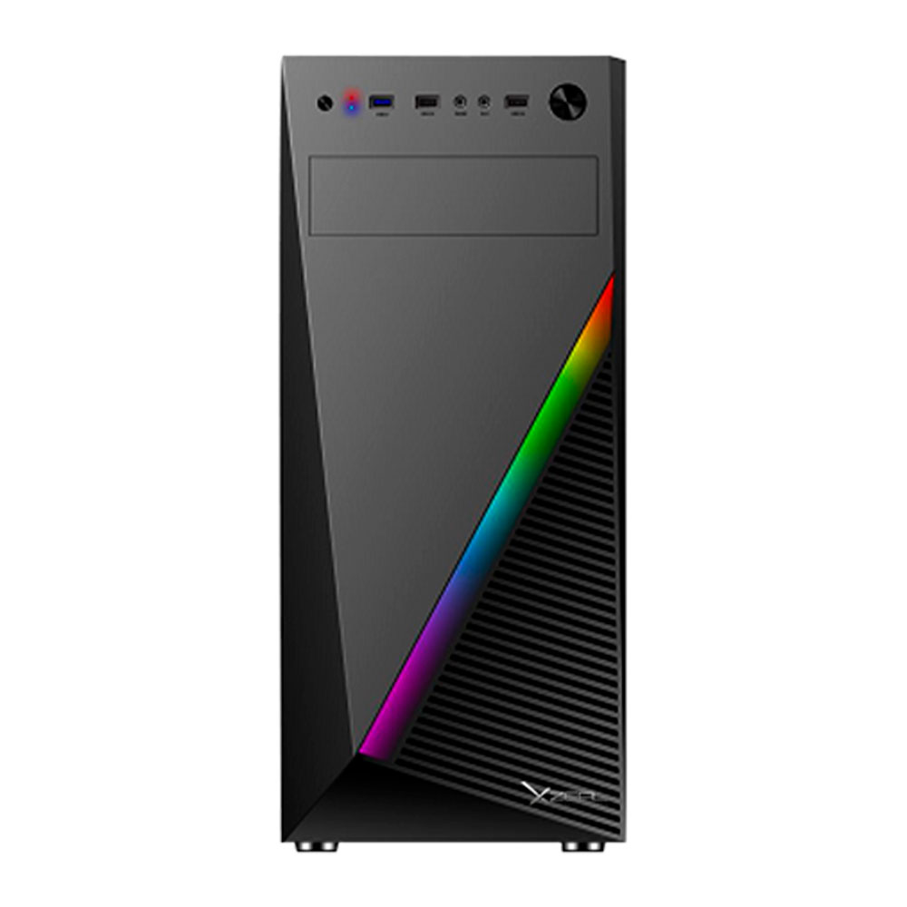 Gabinete Xzeal XZ100, LED RGB, Ventana lateral, ATX, Micro ATX, Mini ITX, USB 3.0, XZCGB00B - Image 2
