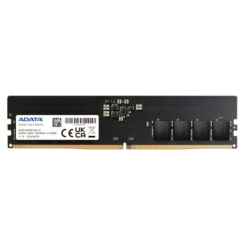Memoria RAM ADATA 8GB DDR5 U-DIMM 4800MHz, AD5U48008G-S /MAX. 1 X CLIENTE
