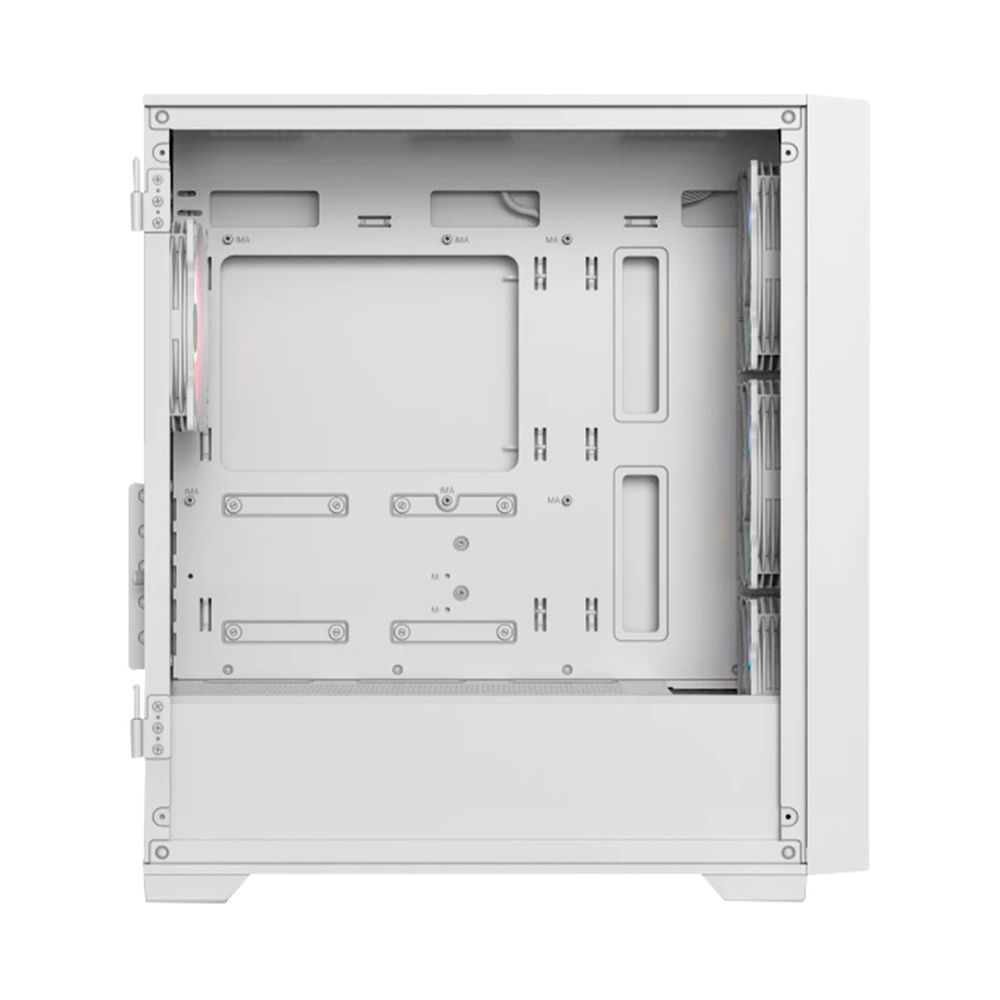 Gabinete Balam Rush Carbono Twin Mate 6000, Midi-Tower, Micro-ATX/Mini-ITX, USB 3.0/2.0, Sin Fuente, 4 Ventiladores RGB Instalados, Blanco, BR-938822 - Image 5