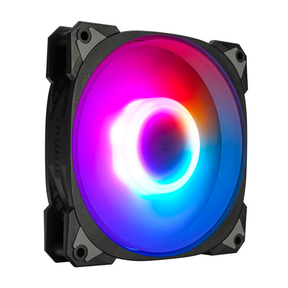 Kit 3 Ventiladores IN WIN Neptune Pure AN120P, Ventilador RGB, 3x120mm PWM, Negro, AN120P - Image 4