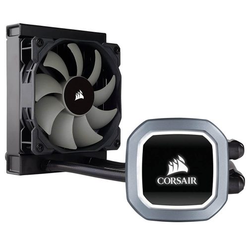 Sistema de Enfriamiento Liquido AIO Corsair Hydro H60 - 120mm X1 Intel y AMD, Modelo 2018, CW-9060036-WW
