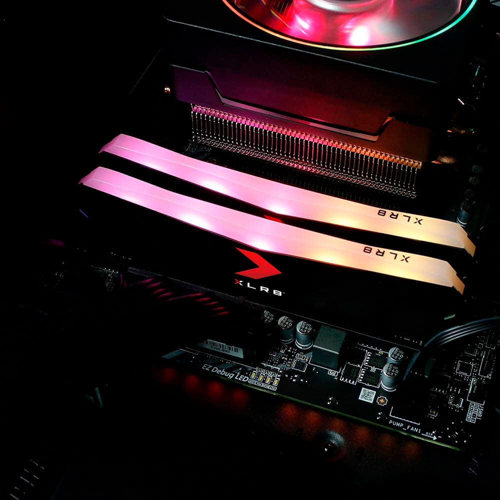 Memoria RAM 16GB DDR4 PNY XLR8 EPIC X RGB 3200Mhz Black, MD16GD4320016XRGB /MAX. 1 X CLIENTE - Image 3