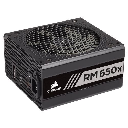 Fuente de poder Corsair RM650X, Modular, 650W, 80+ Gold, CP-9020178-NA