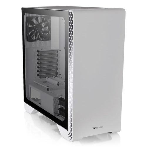 Gabinete Thermaltake S300 TG Snow, Cristal Templado, ATX, USB 3.0, CA-1P5-00M6WN-00, Incluye 1 FAN 120mm negro