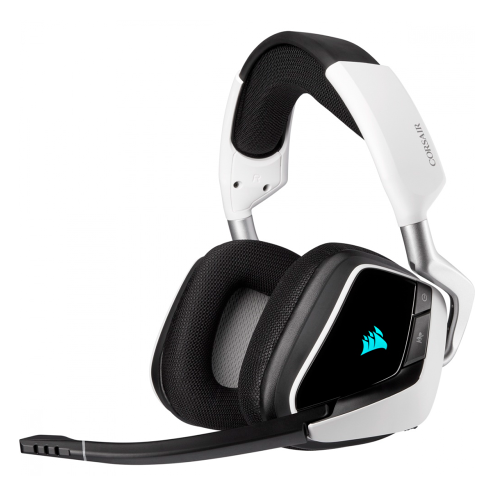 Diadema Gamer Corsair VOID RGB ELITE Wireless 7.1, Inalámbrico, USB, Negro/Blanco, CA-9011202-NA