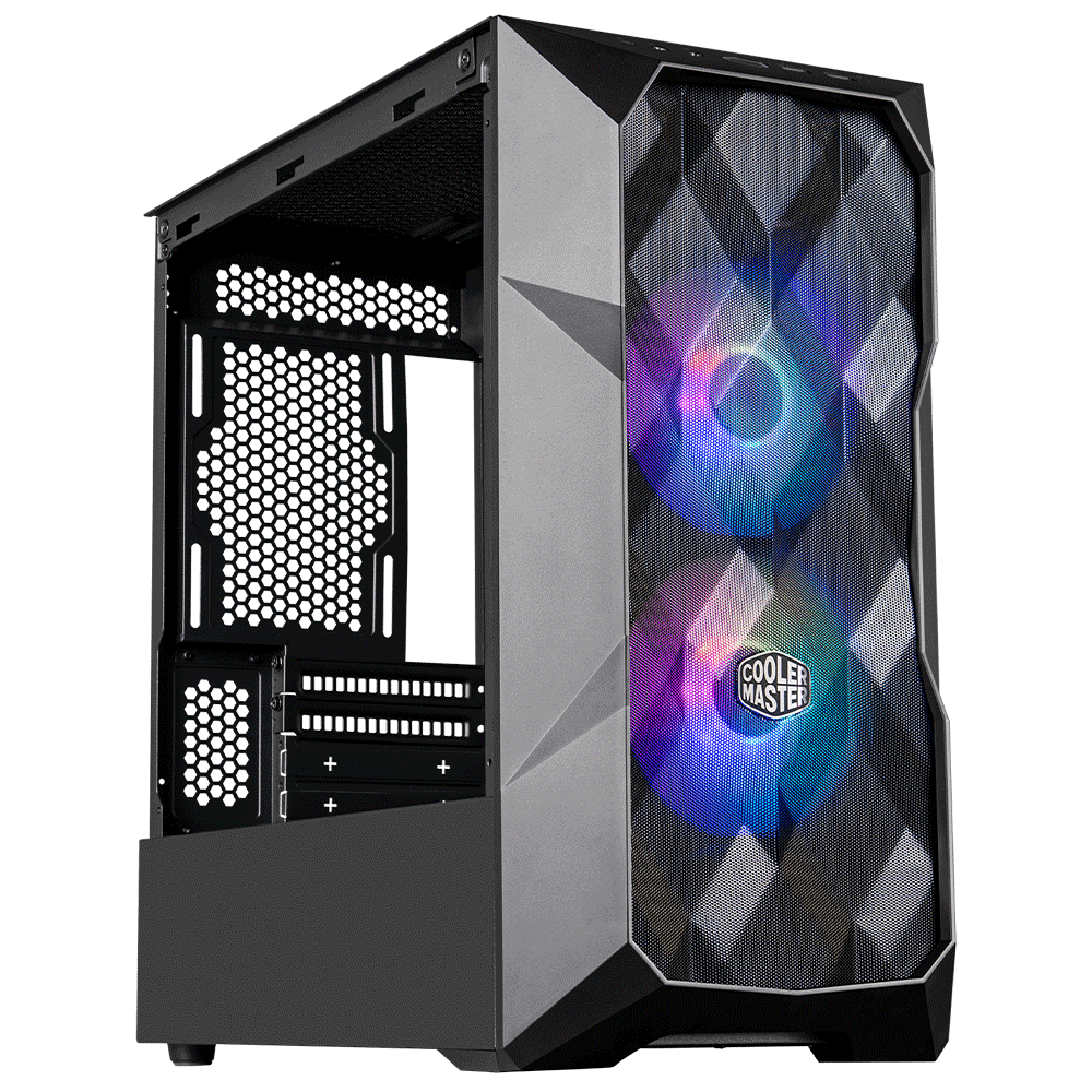 Gabinete Cooler Master Masterbox TD300 MESH/ Cristal Templado, Aura Sync, USB 3.0, Audio HD, TD300-KGNN-S00