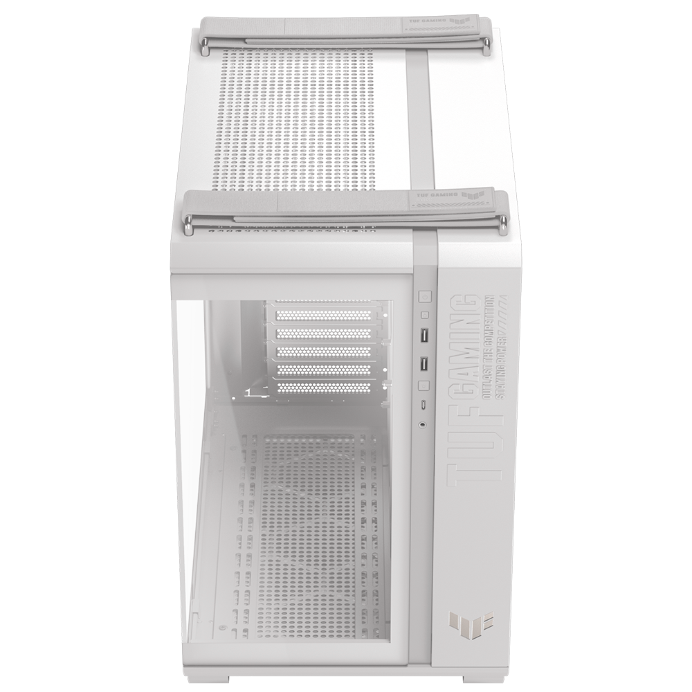 Gabinete ASUS TUF GAMING GT502 HORIZON, Midi-Tower, Mini-ITX/Micro-ATX/ATX, USB 3.2, Back Connect Compatible, Cristal Templado, GeForce RTX 50 Ready, Blanco, GT502 FV/WHT/TG - Image 6