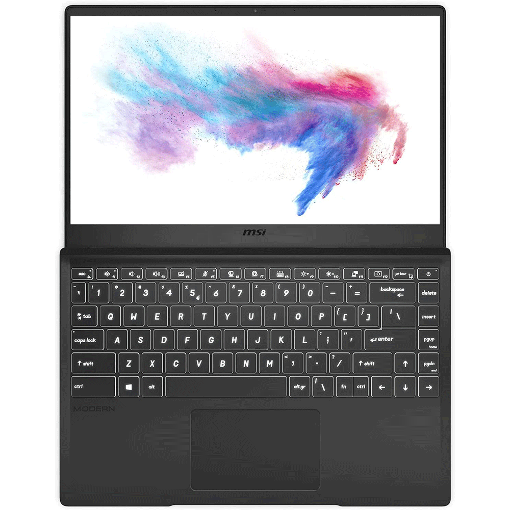 Laptop MSI, i3-10110U, Intel UHD Graphics, 4GB RAM DDR4, 128GB SSD M.2, 14 FHD, Windows 10 Pro/ MODERN 14 B10MW-641US - Image 2