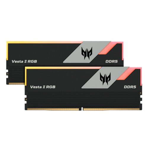 Memoria RAM Acer Vesta II RGB DDR5, 6000MHz, 64GB (2x32GB), ECC, CL38, XMP, BL.9BWWR.381 /MAX. 1 X CLIENTE