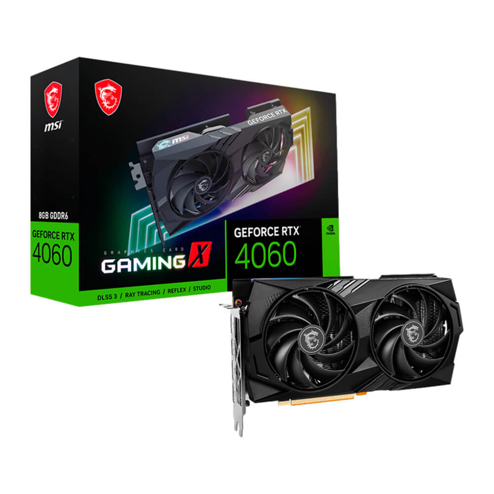 Tarjeta de video Nvidia MSI RTX 4060 Gaming X 8G/ DLSS 3, Ray Tracing, 128-bit - 912-v516-011