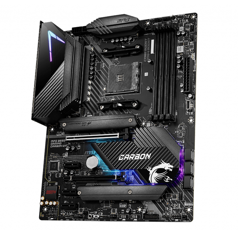 Tarjeta Madre MSI MPG B550 GAMING CARBON WIFI, AM4, AMD RYZEN 3000 SERIES, ATX - Image 3