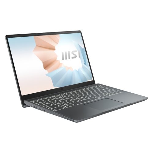 Laptop MSI, i5-1135G7, Intel Iris XE Graphics, 8GB RAM DDR4, 512GB SSD M.2, 14 FHD, Windows 10 Home, MODERN 14 B11M-259MX, Gratis bocinas Acteck BS480
