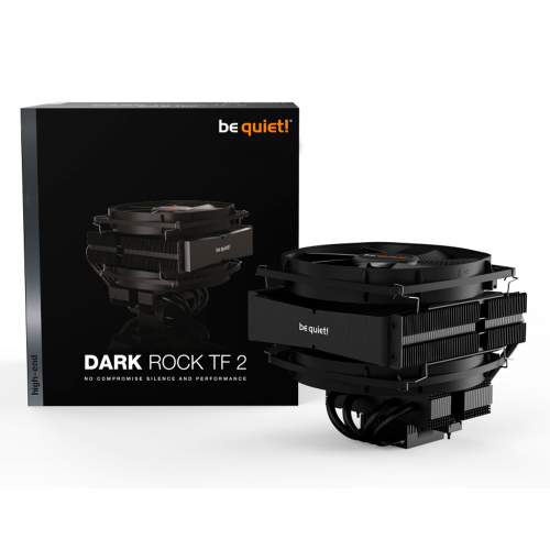 Disipador CPU be quiet! DARK ROCK TF 2, 135mm, Hasta 1400RPM, Negro, BK031