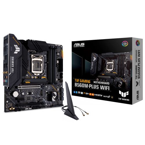 Tarjeta Madre Asus TUF GAMING B560M-PLUS (WI-FI) Socket LGA1200 Intel B560 Micro ATX, DDR4, Intel Core 11th Generación
