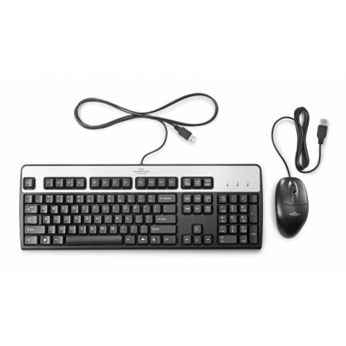 Kit Teclado/Mouse HPE 631341-B21 Inglés