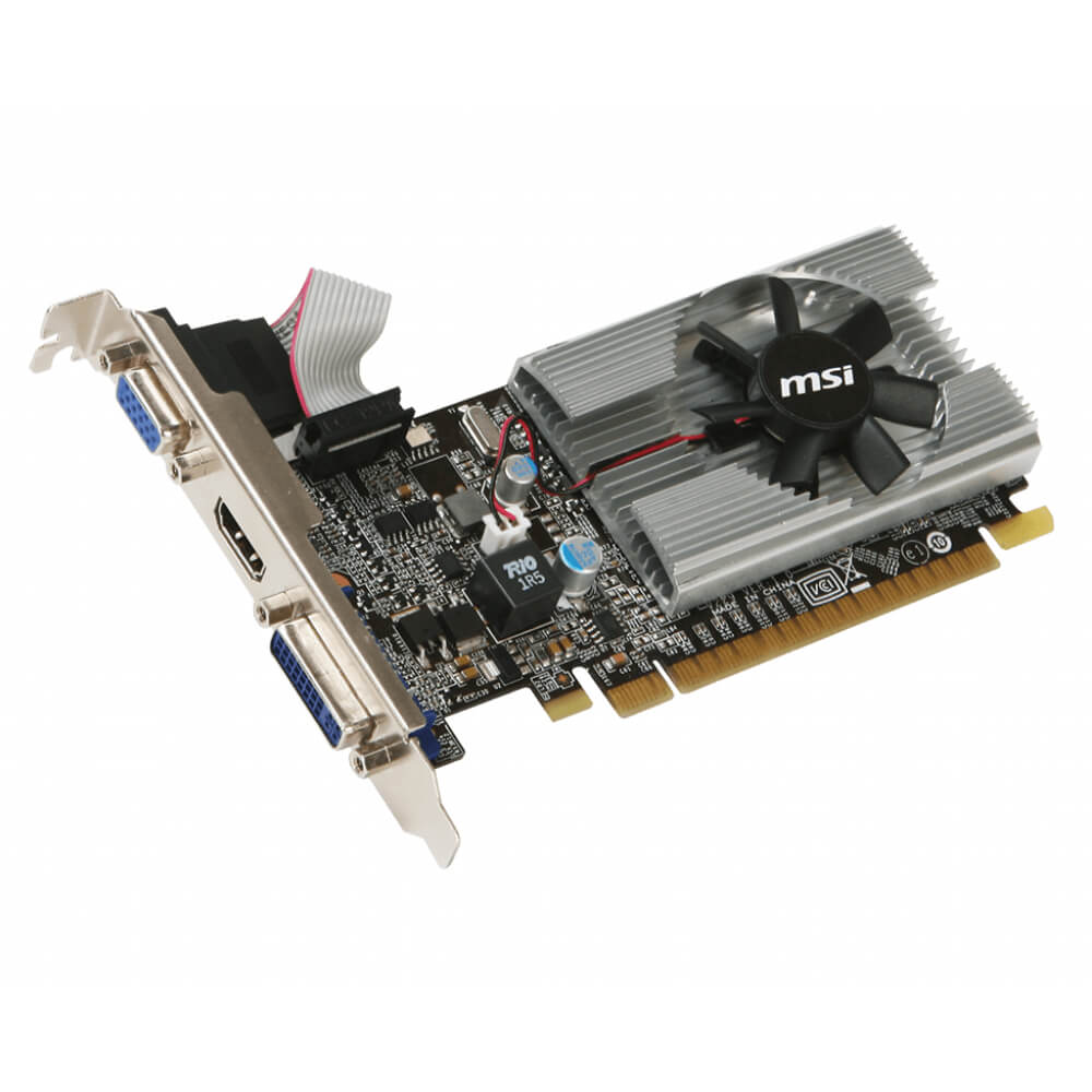 Tarjeta de video NVIDIA GeForce 210 1GB GDDR3 HDMI/VGA/DVI MSI Low Profile N210-MD1G-D3 - Image 2