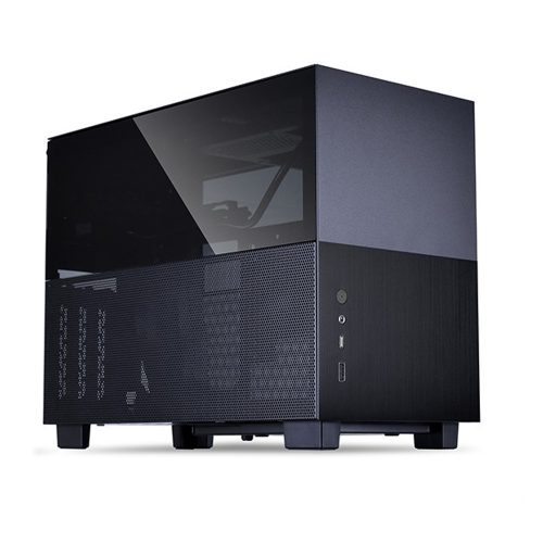 Gabinete Lian Li Q58X3 Black, Cristal Templado, USB 3.0, Mini-ITX, Q58X3