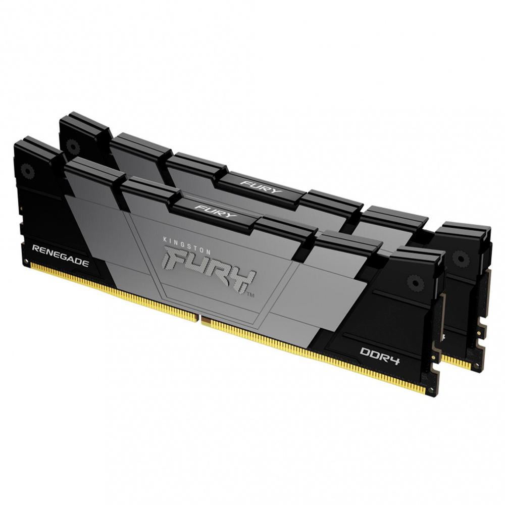 Kit Memoria RAM Kingston Fury Renegade DDR4, 4600MHz, 32GB (2x16GB), Non-ECC, CL19, XMP, KF446C19RB12K2/32 /MAX. 1 X CLIENTE