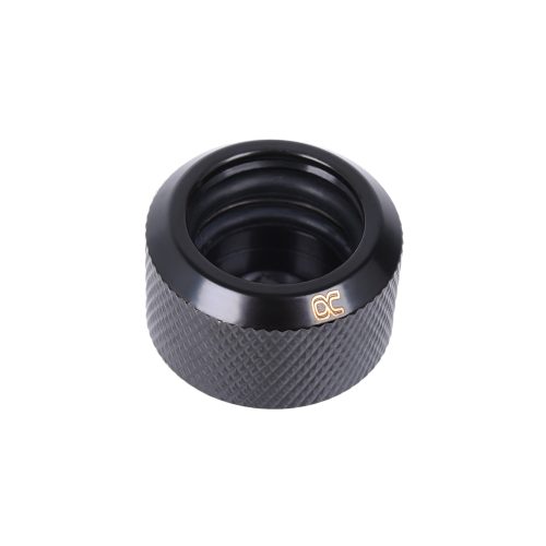 Fitting de Compresión Astriado Alphacool Eiszapfen G1/4 a 16 mm para Tuberia Rigida, Negro, 4250197172646