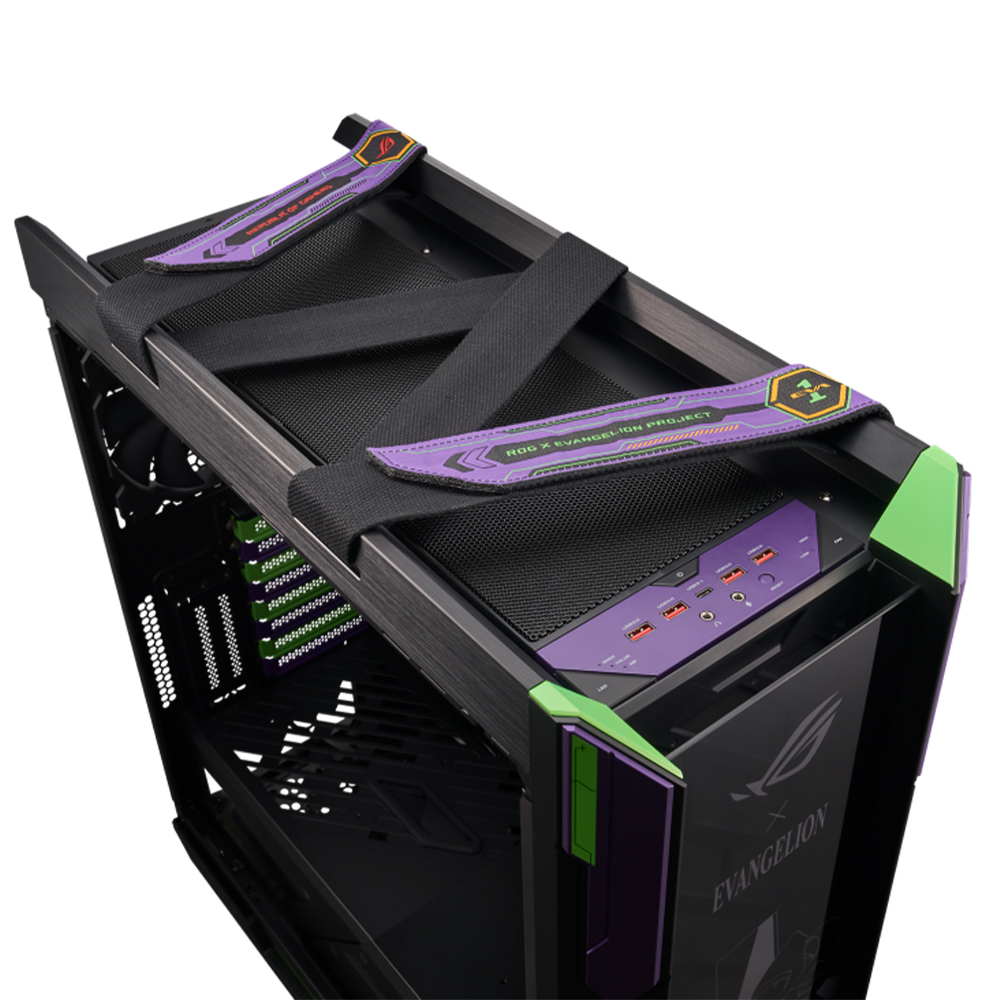 Gabinete Gamer Asus ROG STRIX HELIOS EVA EDITION RGB Aura Sync, Cristal Templado, USB 3.1, E-ATX, GX601, ASUSEVA - Image 7