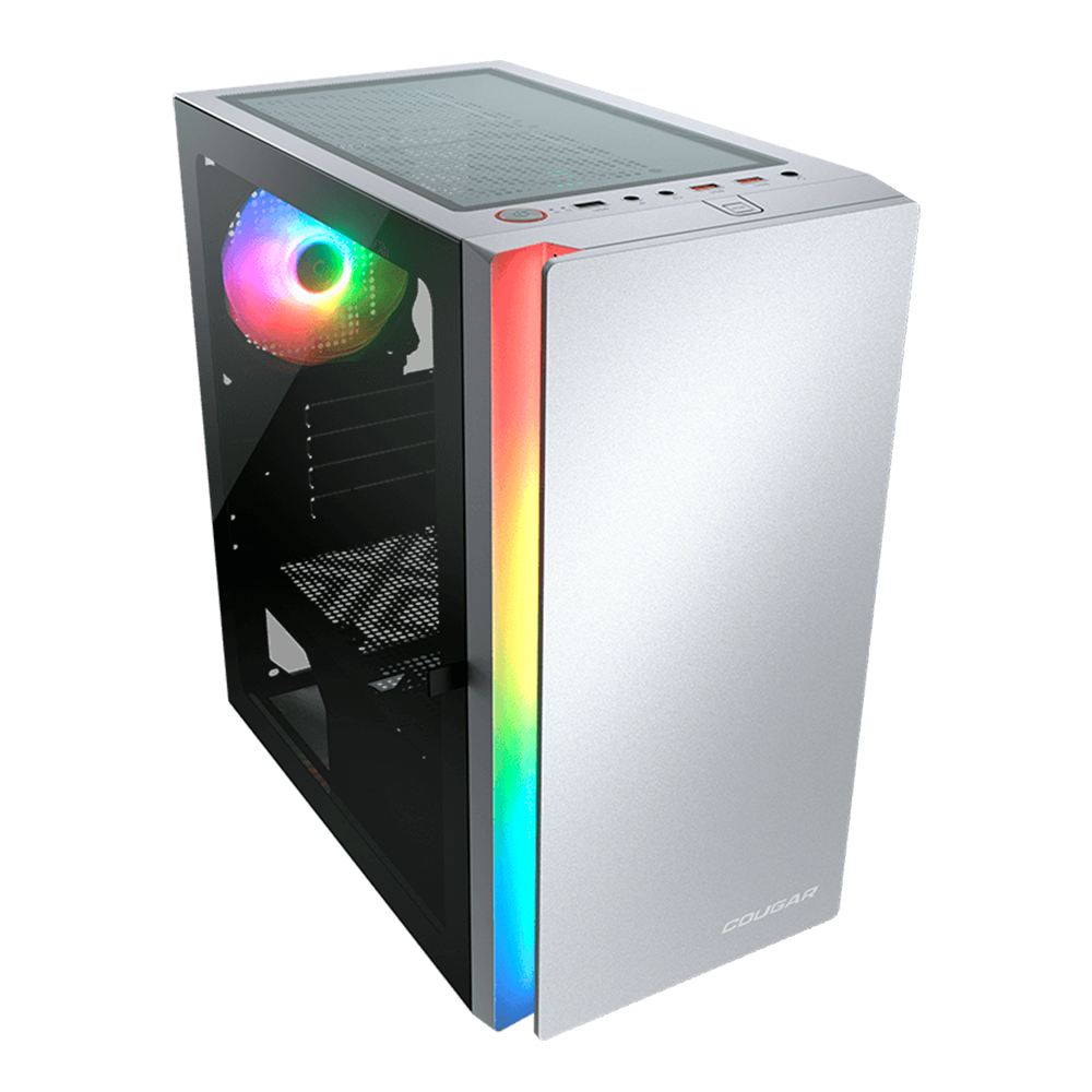 Gabinete Cougar Purity RGB White, Cristal Templado, Mini ITX, Micro ATX, RGB, Excelente Flujo de Aire, 385PC40.0002 - Image 2