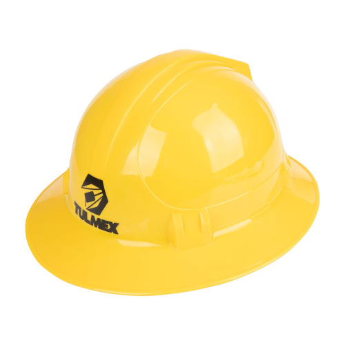 TULMEX 6200HC Casco de Seguridad Tipo ala Ancha, Color Amarillo