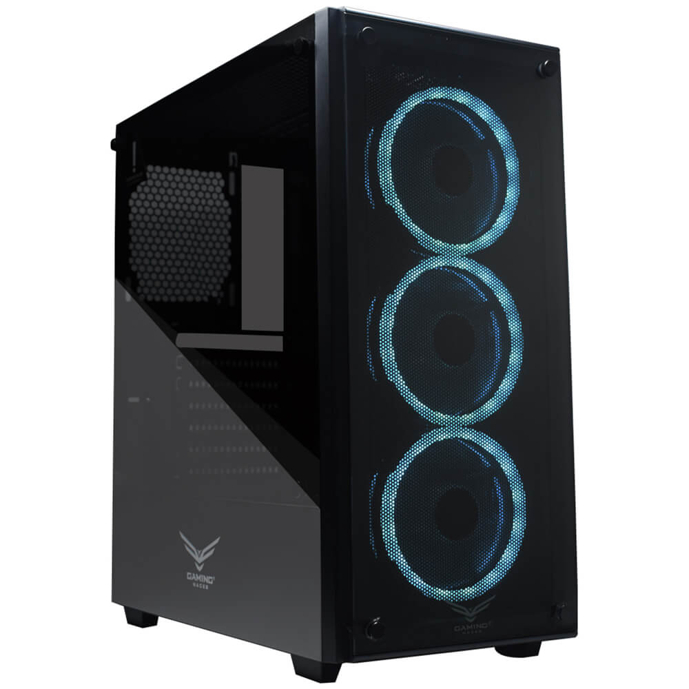Gabinete Naceb Player NA-0603, Cristal Templado, ATX, Negro, Led Multicolor, USB 3.0, Audio HD - Image 3
