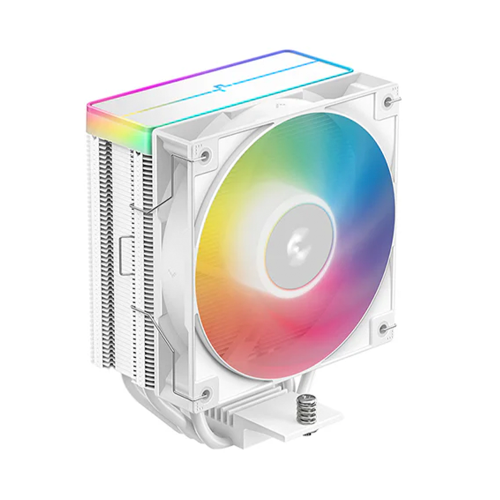 Disipador CPU DeepCool AG400 WH ARGB V2, 120mm, 500-2100RPM, Blanco, R-AG400-WHAMMN-GJD