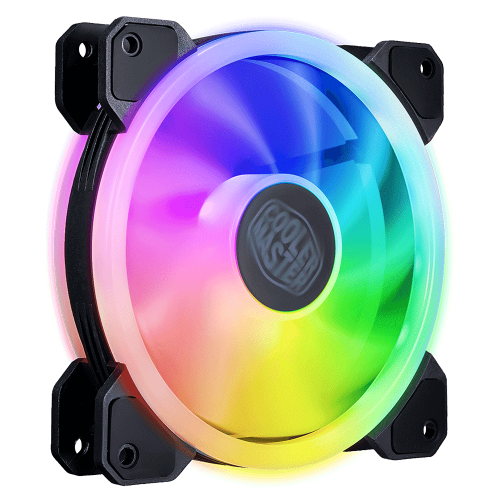 Ventilador Cooler Master MasterFan MF120 S3, Compatible con Aura Sync etc., ARGB, 3 pin, anti-vibraciones, MFW-B2DN-18NPA-S3