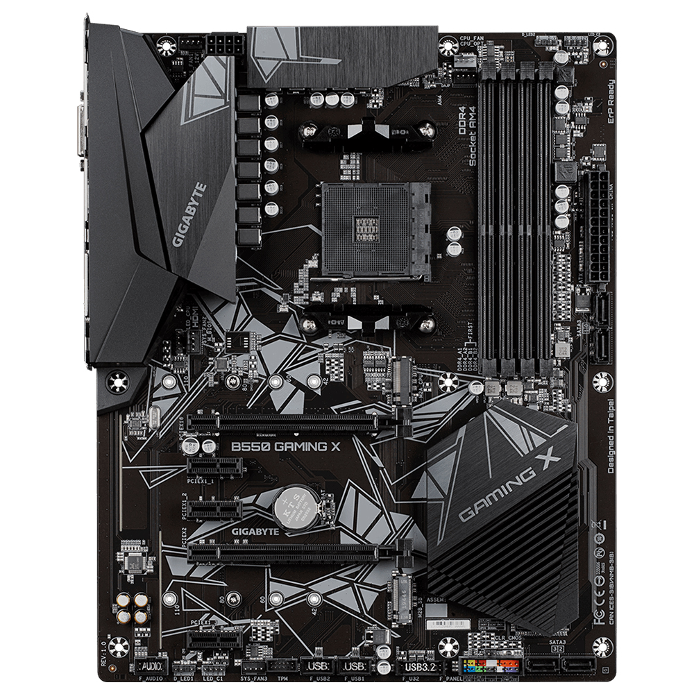 Tarjeta Madre Gigabyte B550 GAMING X, AM4, AMD RYZEN 3000 SERIES, ATX - Image 2