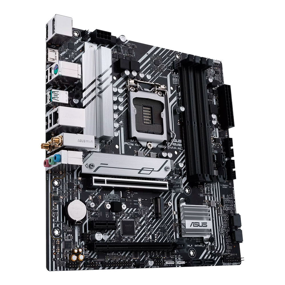 Tarjeta Madre Asus PRIME B560M-A AC Socket LGA1200 Intel B560 Micro ATX, DDR4, Intel Core 11th Generación - Image 3