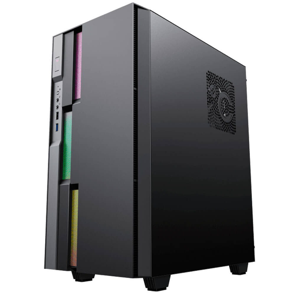 Gabinete Munfrost FULGOR BLACK, Cristal templado, ARGB, E-ATX - ATX - Micro ATX - Mini ITX, 1 Ventilador ARGB incluido, MFB, OFFMUNFROST - Image 9
