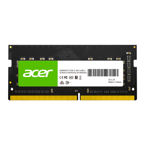 Memoria RAM Acer SD100 DDR4, 3200MHz, 8GB, CL22, SO-DIMM, BL.9BWWA.206 /MAX. 1 X CLIENTE