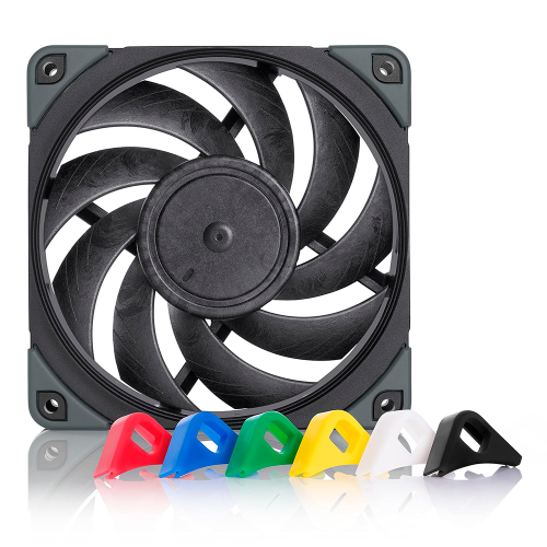 Ventilador Noctua NF-A12x25 PWM Chromax.black.swap, Ventilador Silencioso de Gran Calidad, 4 Pines, 120 mm, Negro, NF-A12X25 PWM CHROMA.BLACK.SWAP