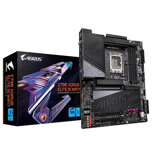 Tarjeta Madre Gigabyte Z790 AORUS Elite X WIFI7, LGA 1700, ATX, DDR5, 4*M.2, PCIe 5.0, USB 3.2 Type-C, Wi-Fi 7, 2.5GbE LAN, Q-Flash Plus, EZ-Latch Plus, Z790 AORUS ELITE X WIFI 7