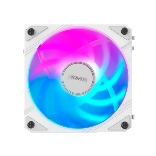 Ventilador Gigabyte EZ CHAIN FAN 120, 120mm, 2000RPM, ARGB, Blanco, GP-ECFAN1201 ICE