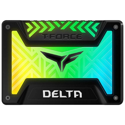 Unidad de estado solido SSD 250GB 2.5" SATA 3 TeamGroup Delta RGB SSD Black, Aura Sync, T253TR250G3C313 /MAX. 1 X CLIENTE