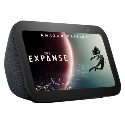 Amazon Echo Show 5 (3.ª generación, modelo de 2023), Pantalla inteligente con graves más profundos y sonido más claro, Charcoal, H97N6S