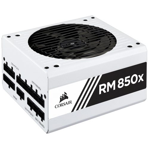Fuente de poder Corsair RM850X WHITE, 80 Plus Gold, Full Modular, 850W -, RECERTIFICADA, CP-9020188-NA/RF
