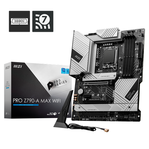 Tarjeta Madre MSI PRO Z790-A MAX WIFI, LGA 1700, Intel Z790, HDMI, Up to 192GB DDR5, PRO Z790-A MAX WIFI