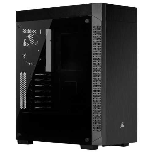 Gabinete Corsair 110R BLACK, Cristal Templado, USB 3.1, Audio HD, 1 ventilador 120mm, CC-9011183-WW