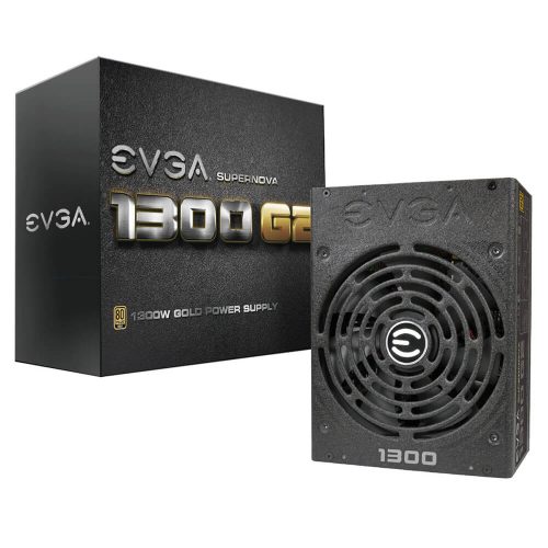 Fuente de poder EVGA 1300W SuperNova G2, Certificación 80+ Gold, Full Modular, 120-G2-1300-XR