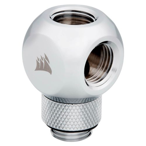 Splitter en Y giratorio Corsair Hydro X Series XF, Cromo, CX-9055015-WW