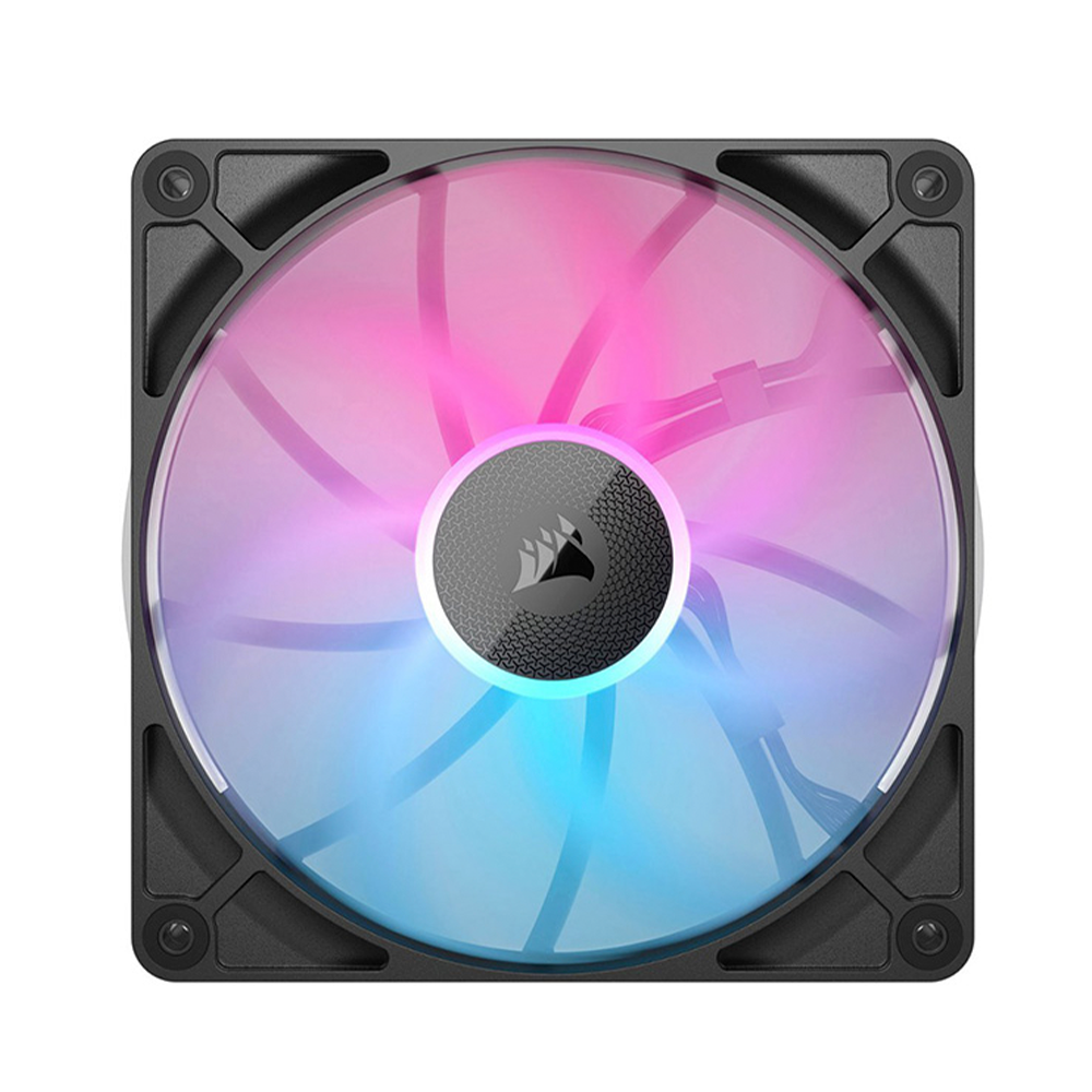 Ventilador Corsair iCUE LINK RX140 RGB, 140mm, 300 RPM-1700RPM, Negro, 2 Piezas, CO-9051020-WW - Image 4