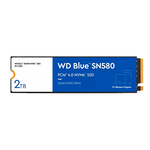 Unidad de Estado Sólido Western Digital WD Blue SN580 NVMe, 2TB, PCI Express 4.0, M.2, WDS200T3B0E /MAX. 1 X CLIENTE