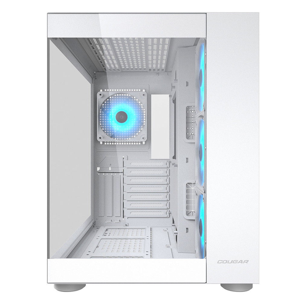 Gabinete Cougar FV150 RGB, Mid-Tower, ATX/Micro-ATX/Mini-ITX, Sin Fuente, 4 Ventiladores Instalados, USB 2.0/3.0, White, 385KA10.0002 - Image 3