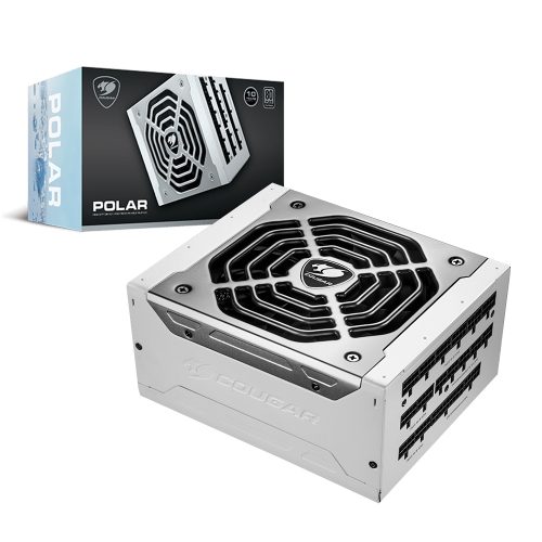 Fuente de poder Cougar Polar 1200W, 80 Plus Platinum, Full Modular, 1200W - 31PL120002P01