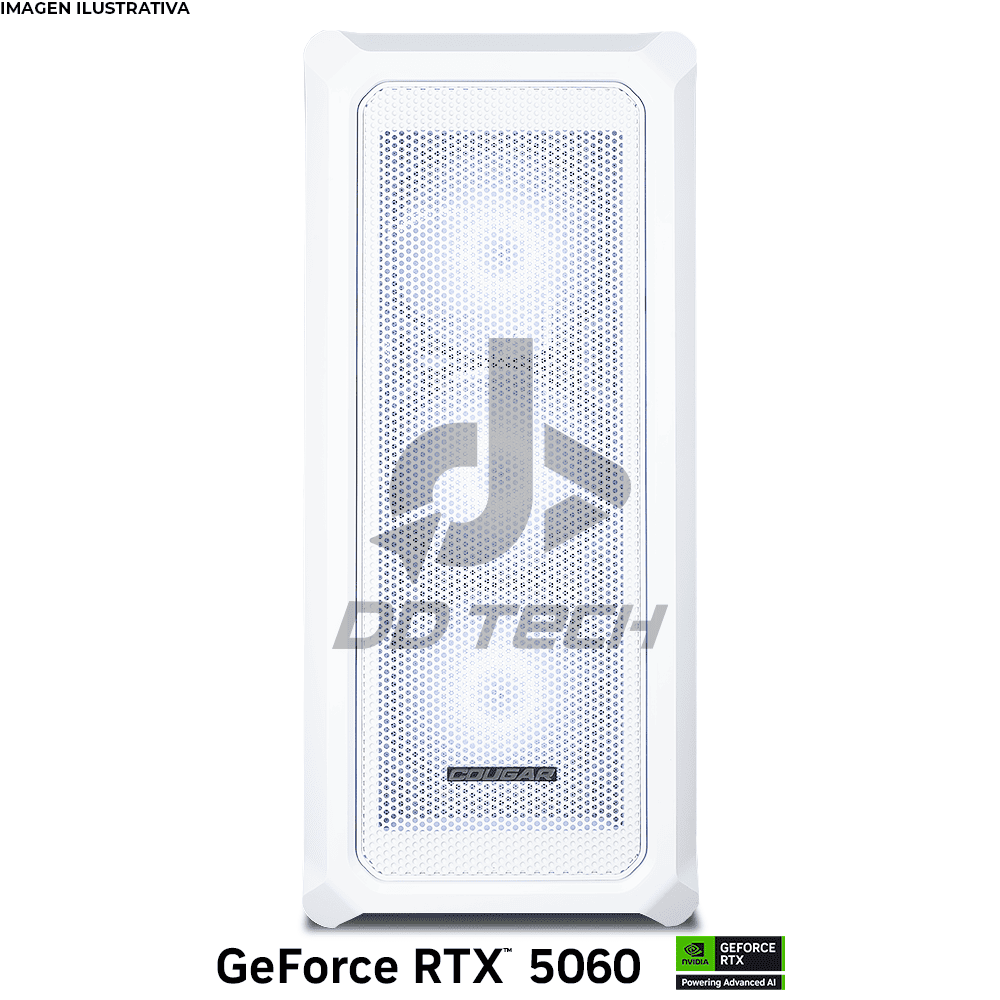 Computadora PRIDE GAMING ZEBRA, NVIDIA GeForce RTX 5060, AMD Ryzen 5 8400F, 32GB RAM, 1TB M.2 NVME, 600W 80+ BRONZE - Image 4