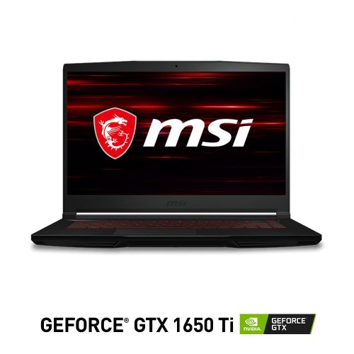 Laptop Gamer MSI GeForce GTX 1650 Ti MAX Q GDDR6 4GB, INTEL CORE i7-10750H, 8GB RAM DDR4, 512GB PCIe SSD, 15.6" FHD IPS-Level, Windows 10 Home, GF63 THIN 10SCSR-609MX /