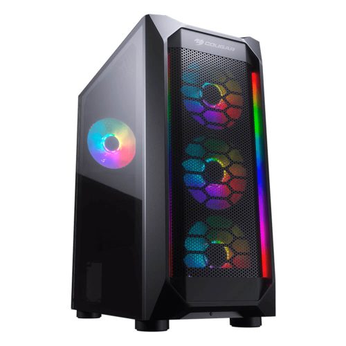 Gabinete Cougar MX410 Mesh-G RGB, ATX, Mid Tower, 385VM70.0004 // YYGH3
